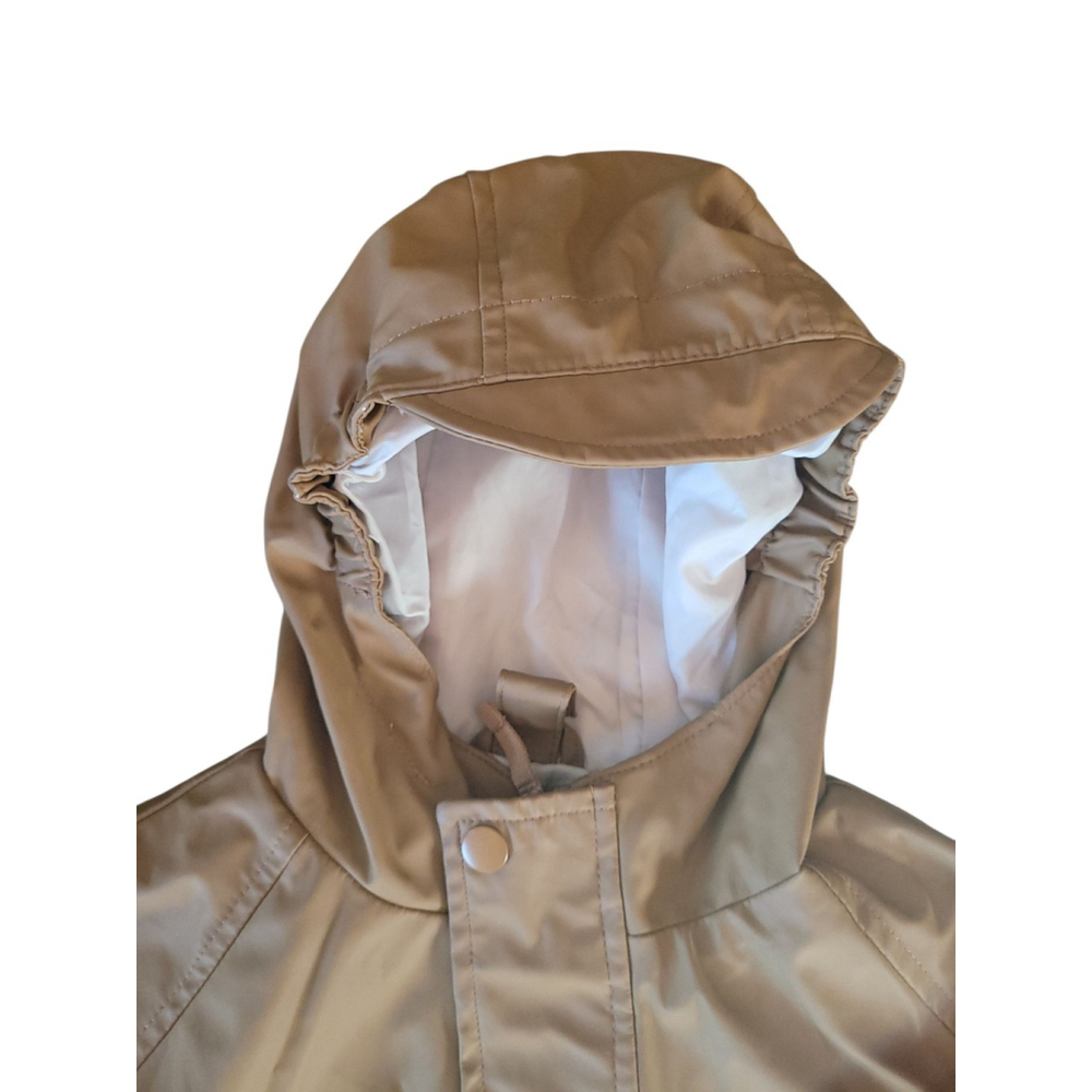 Kifs Cat & Jack rimmed HOOD Raincoat Size M Zipper Snaps lightly lined - Picture 3 of 10
